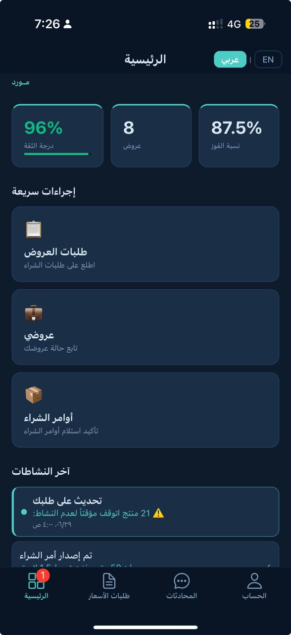 Procu app screenshot